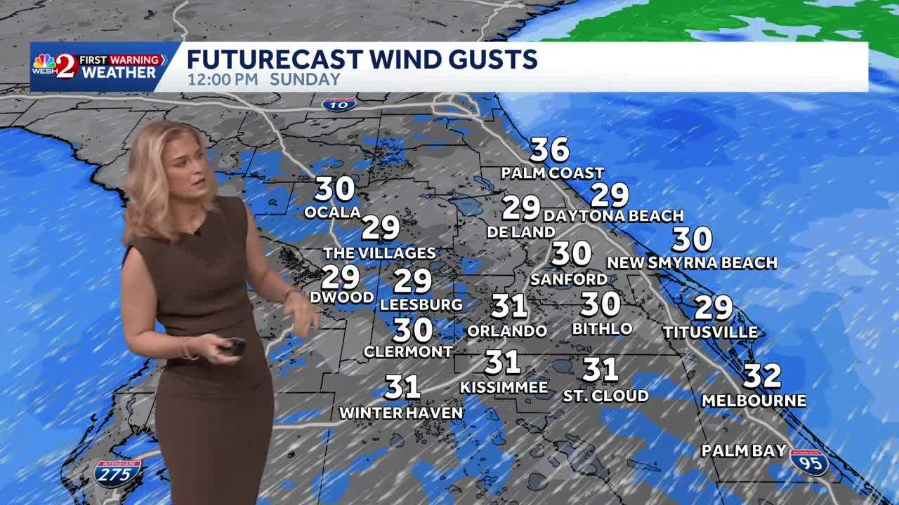 Showers and windy conditions to end the weekend| Forecast Video 10/25 — WESH 2 Orlando, Beaumont Community news