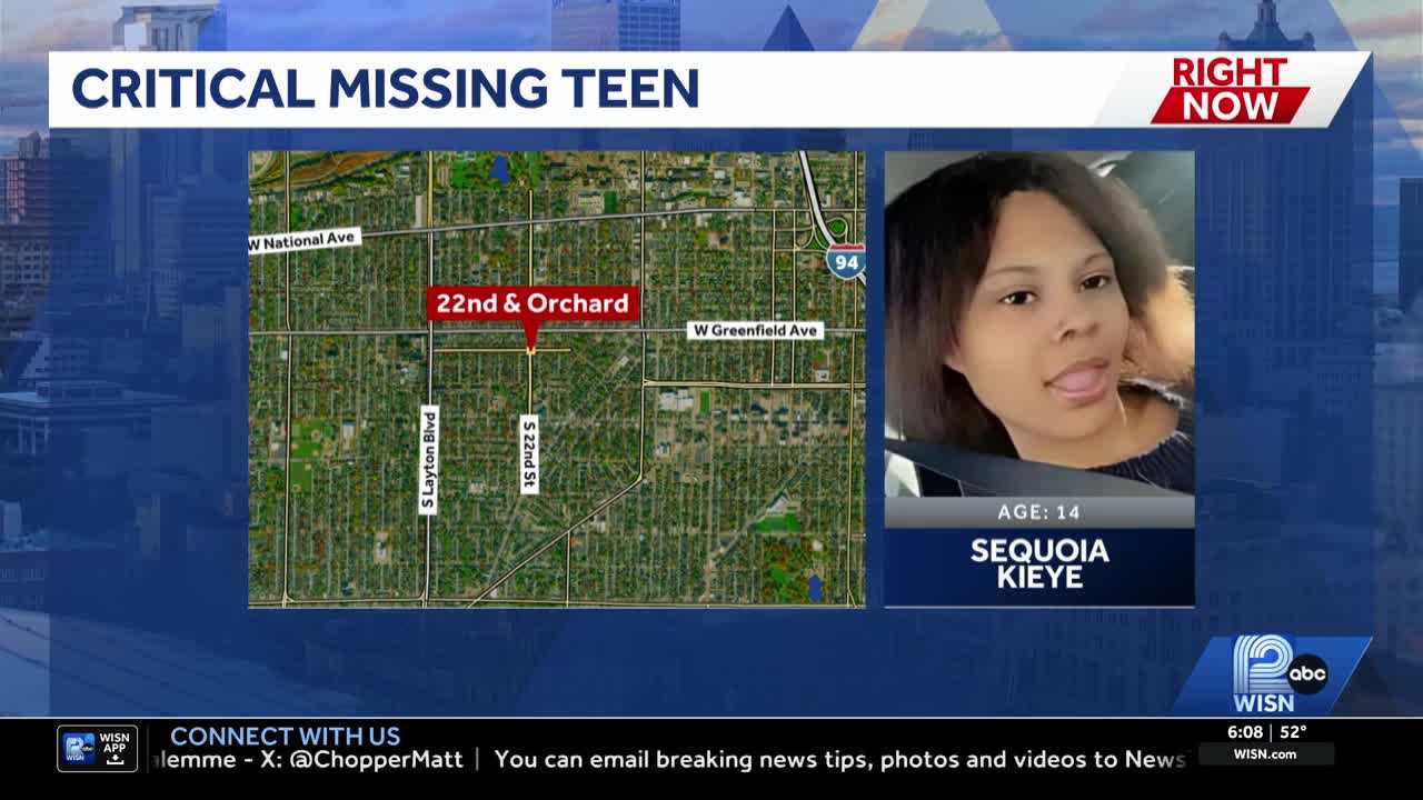 Police searching for critically missing 14-year-old Milwaukee girl — WISN 12 Milwaukee, Beaumont Community news
